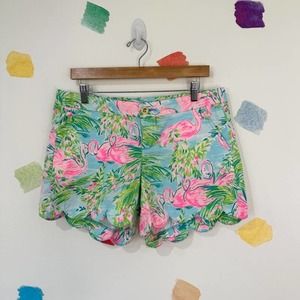 10 Lilly Pulitzer The Buttercup Short Pink Flamingo